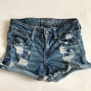 3/$15 American Eagle Distressed Low Rise Shorts